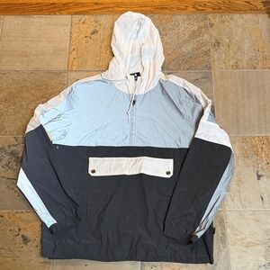 Empyre Black and Gray Windbreaker Jacket